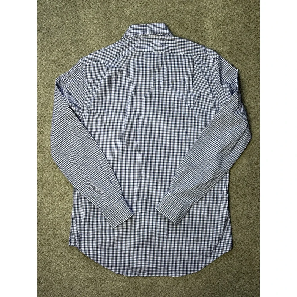 Polo Ralph Lauren Mens Medium Plaid Button Down Shirt Lightweight Performance - Picture 5 of 7